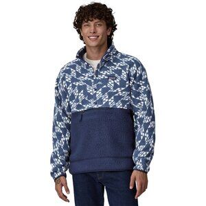 NWT Patagonia Men's Retro Pile Half-Snap Fleece Pullover- New Navy